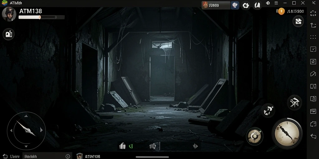 Tangkapan layar dari gameplay menegangkan di ATM138.