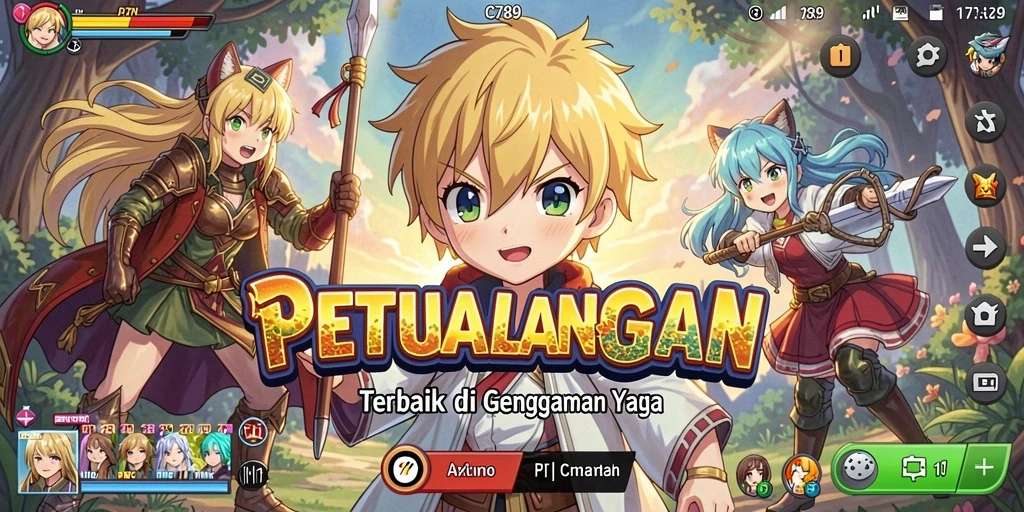 Tampilan gameplay C789 yang menakjubkan dengan karakter Anime yang dinamis.