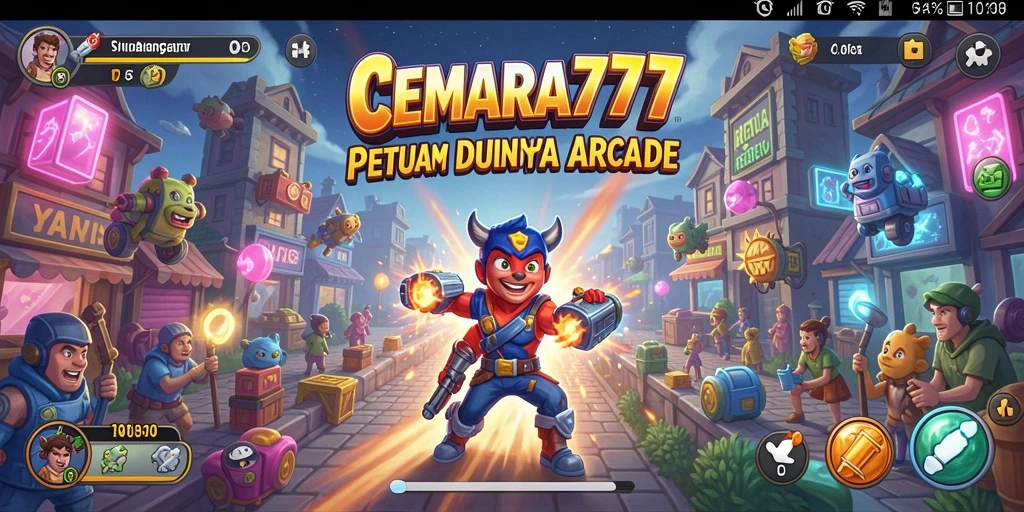Screenshot CEMARA777 menunjukkan gameplay yang seru dan penuh warna.