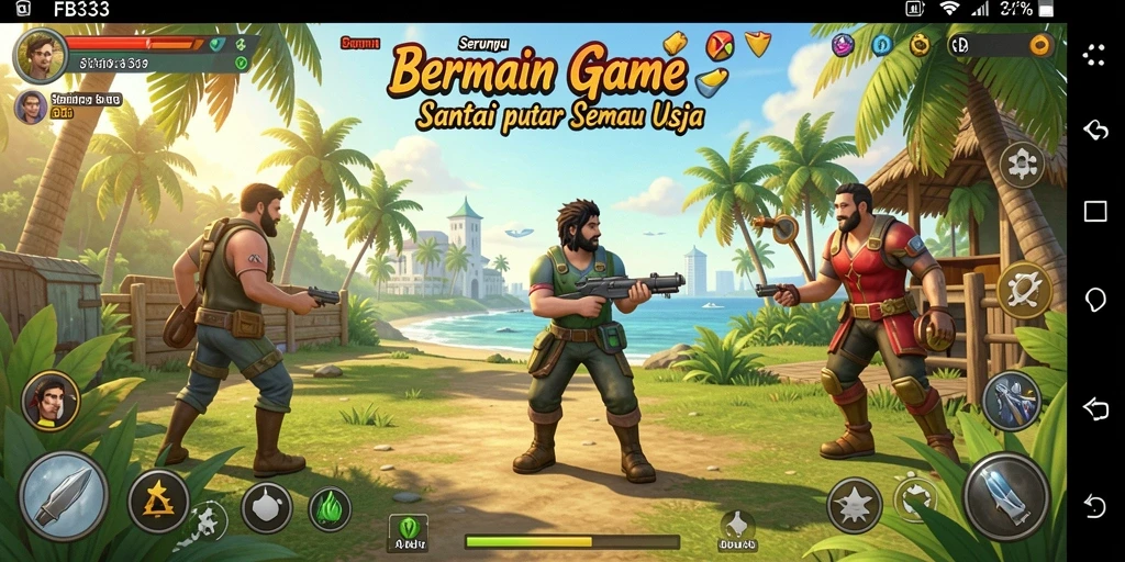 Screenshot FB333 menunjukkan permainan santai yang menyenangkan.