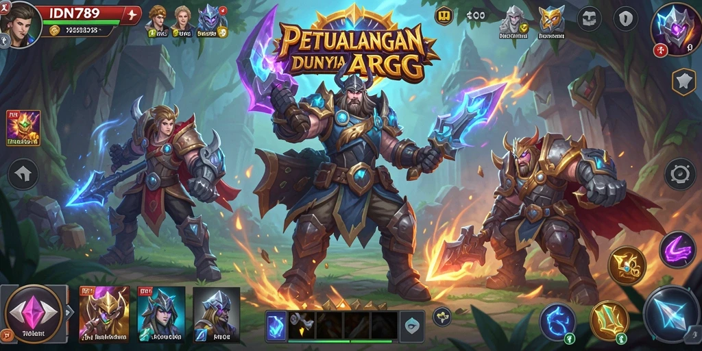 Screenshot dari gameplay ARPG yang menampilkan pertempuran mendebarkan.