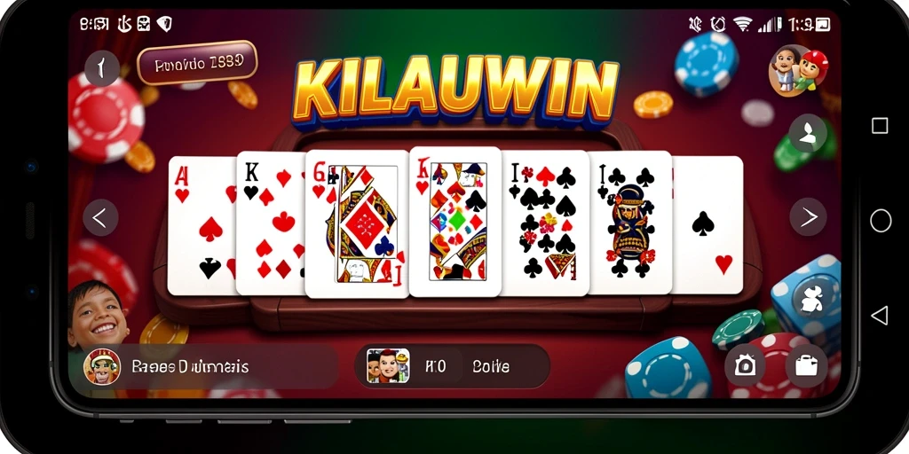 Screenshot KILAUWIN menampilkan pengalaman bermain Domino yang seru.