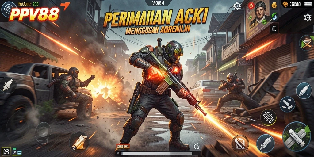 Screenshot utama PPV88 menampilkan aksi seru dan grafis memukau.