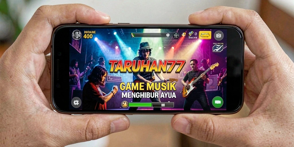 Screenshot gameplay TARUHAN77 menampilkan keseruan bermain musik.