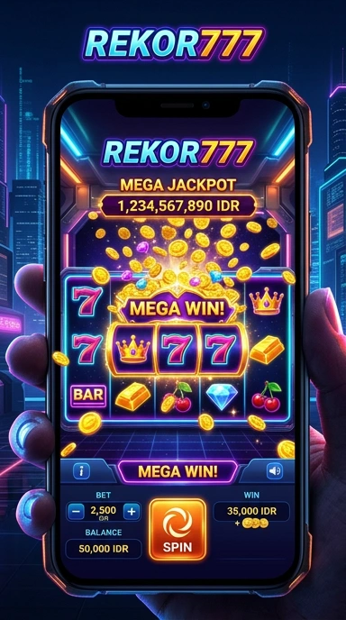 Tampilan utama aplikasi rekor777 dengan berbagai pilihan aplikasi.
